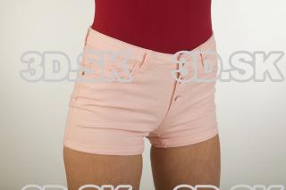 Pelvis pink shorts of Jean 0008